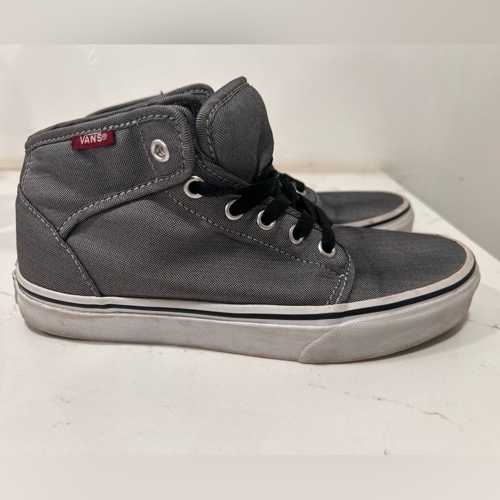 Silver/Maroon Mid Vans